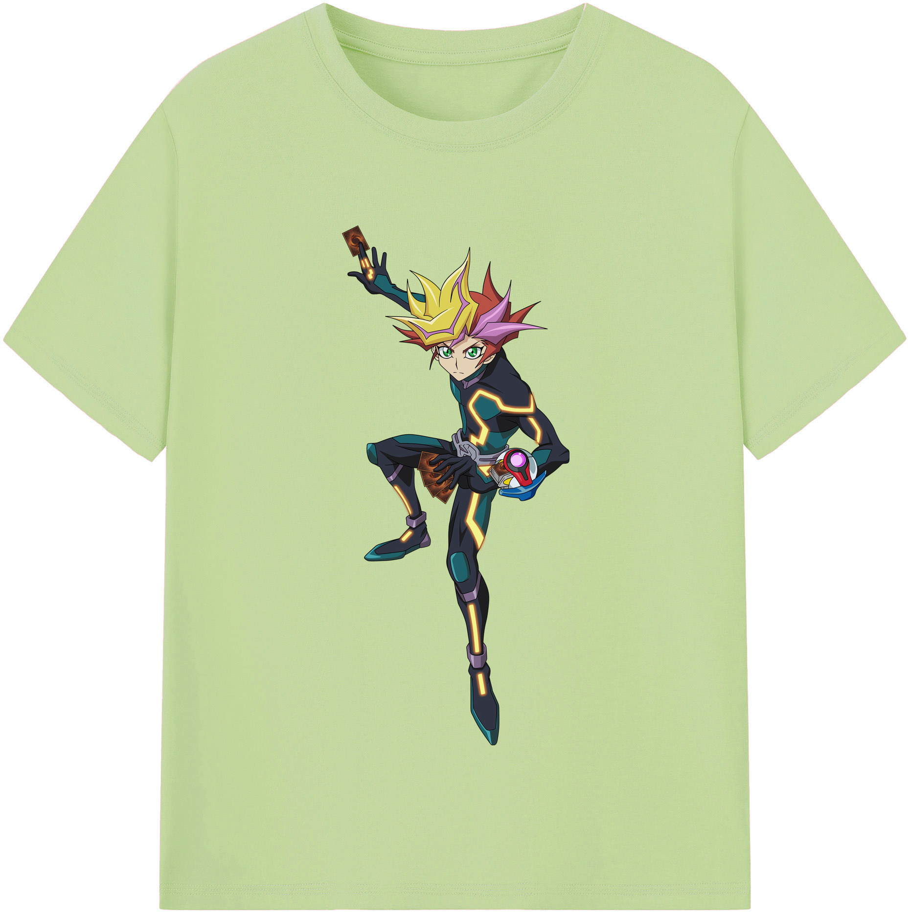 （画像用） 遊☆戯☆王 Yu-Gi-Oh! 綿100％半袖Tシャツ（フロントプリント）